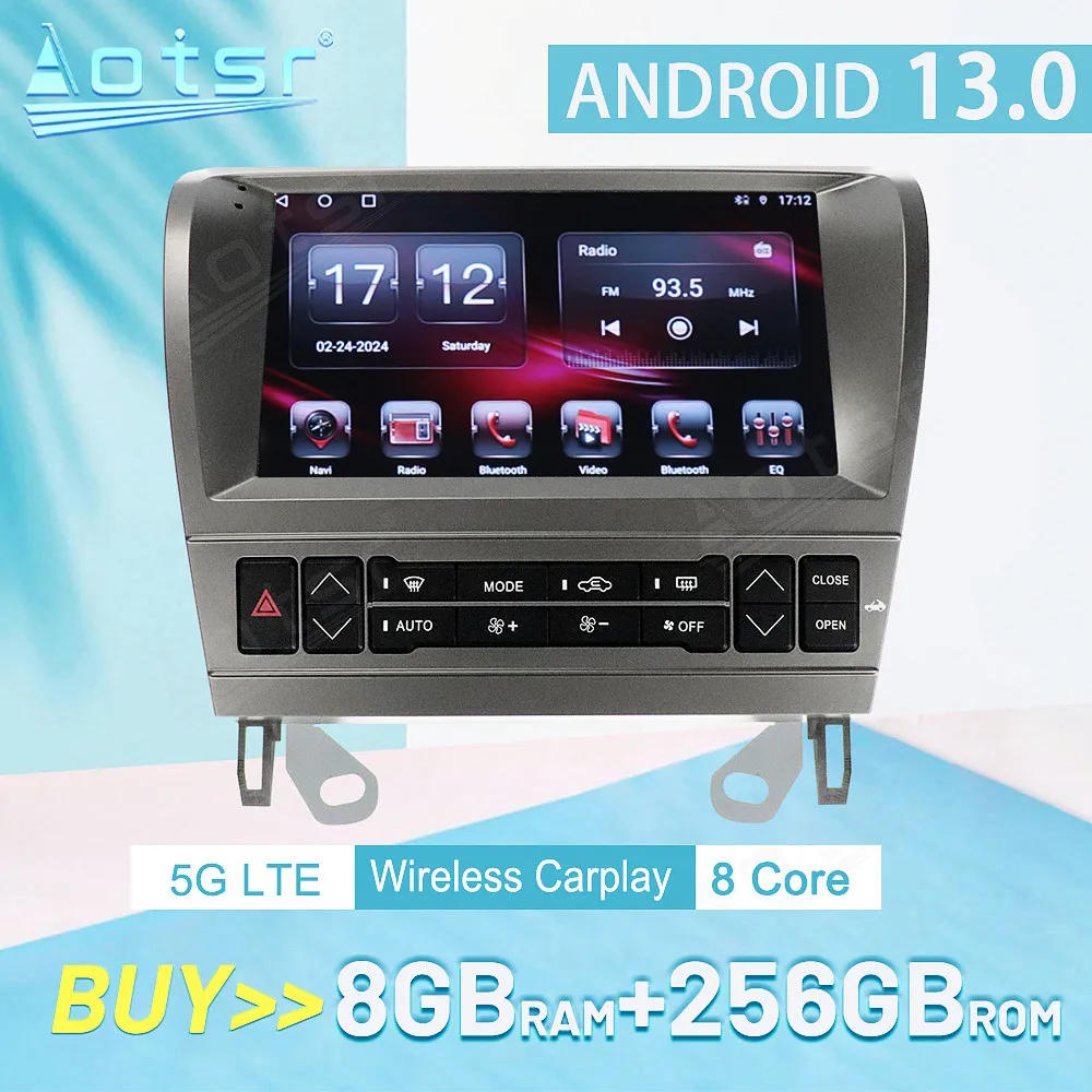 

Для Lexus SC430 SC400 2001 2002-2010 Android13.0 беспроводной Carplay автомобильный радиоприемник стерео видеоплеер мультимедийный навигационный экран