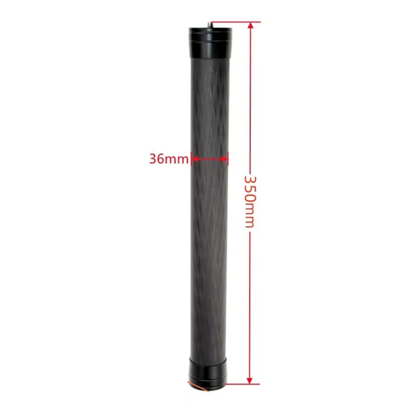 ممتاز-ألياف الكربون تمديد قضيب 35 سنتيمتر Monopod القطب قضيب تمديد عصا مع 1/4 المسمار ل DJI Feiyu Ronin تمديد قضيب