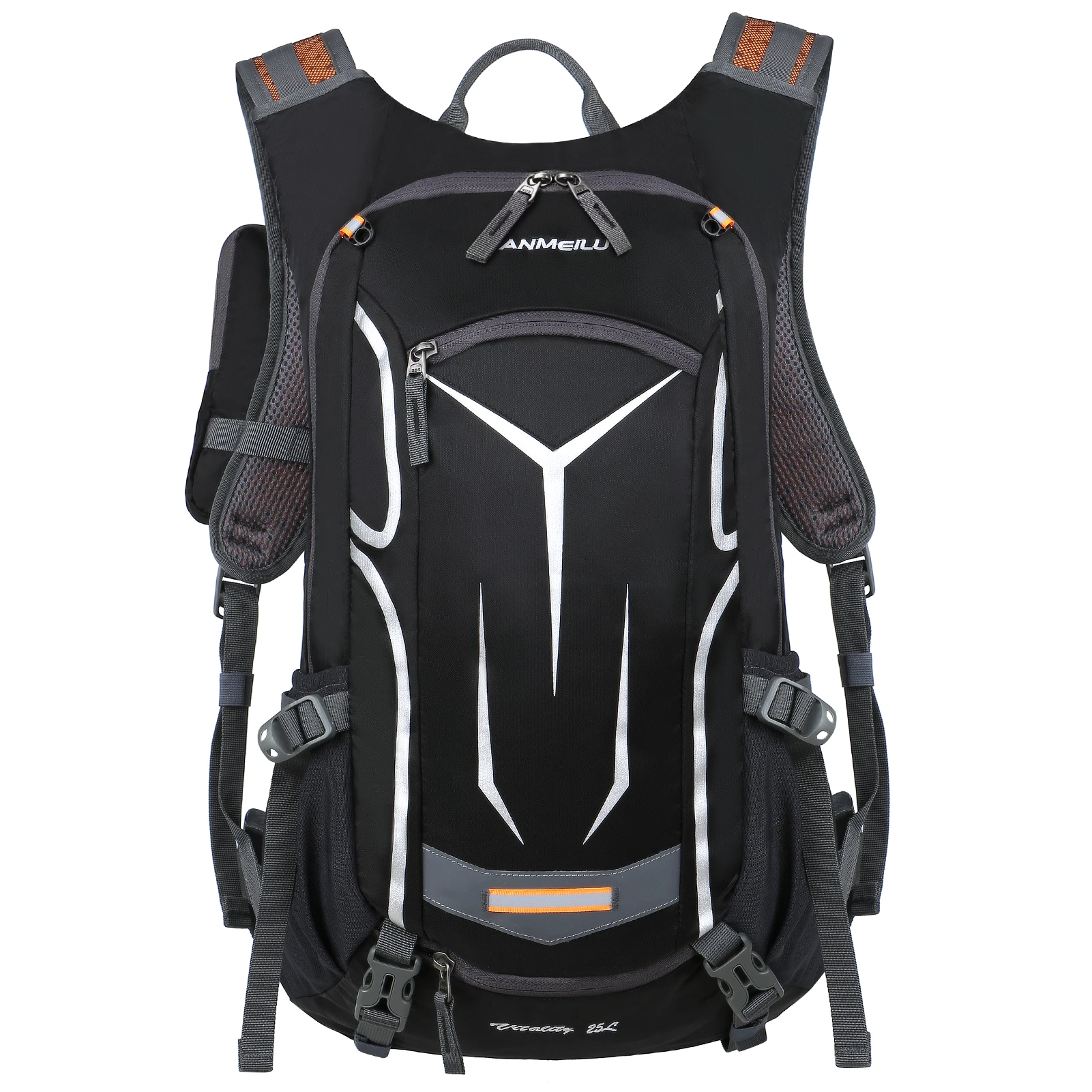 

25L Water-resistant Cycling Bicycle Bike Shoulder Backpack with Rain Cover, Unisex, Blue Red Green Yellow Black, 20L 25L 30L