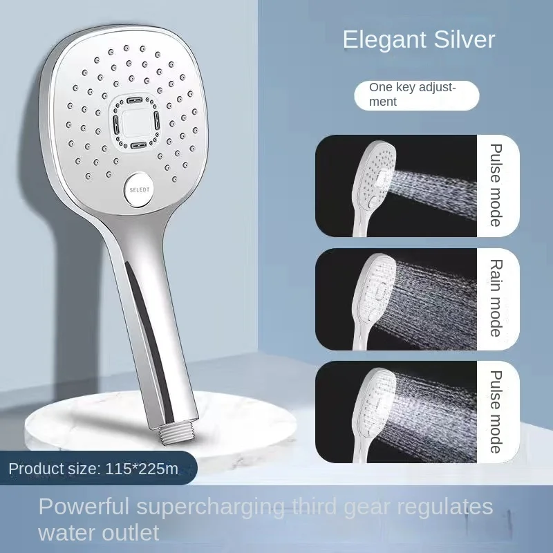 Shower head, top nozzle, pressure nozzle, handheld simple shower head, single nozzle showerhead