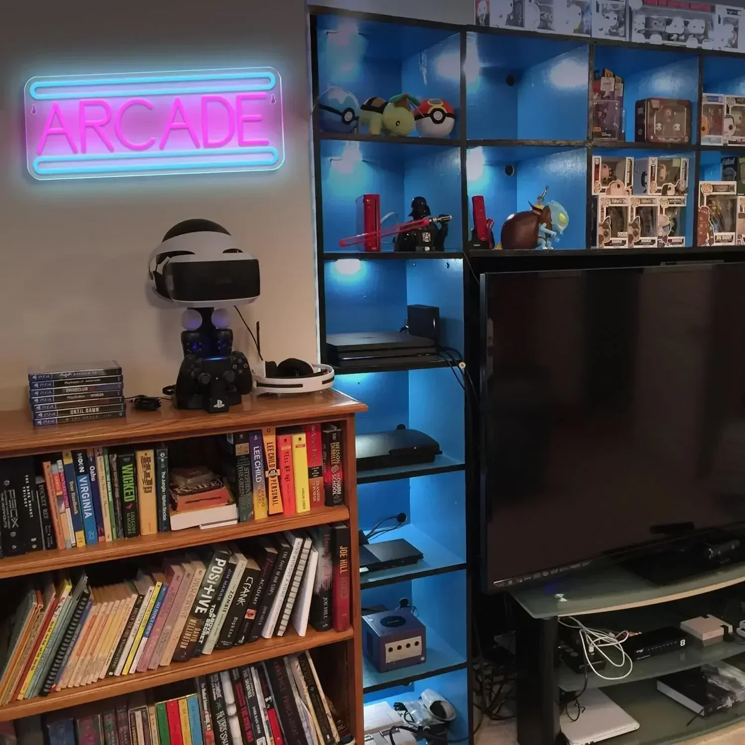 Arcade LED Neon Signs Arcade Neon Light Wall Decor for Game Room Business Game Room Birthday Party Gift for Kid USB Powered