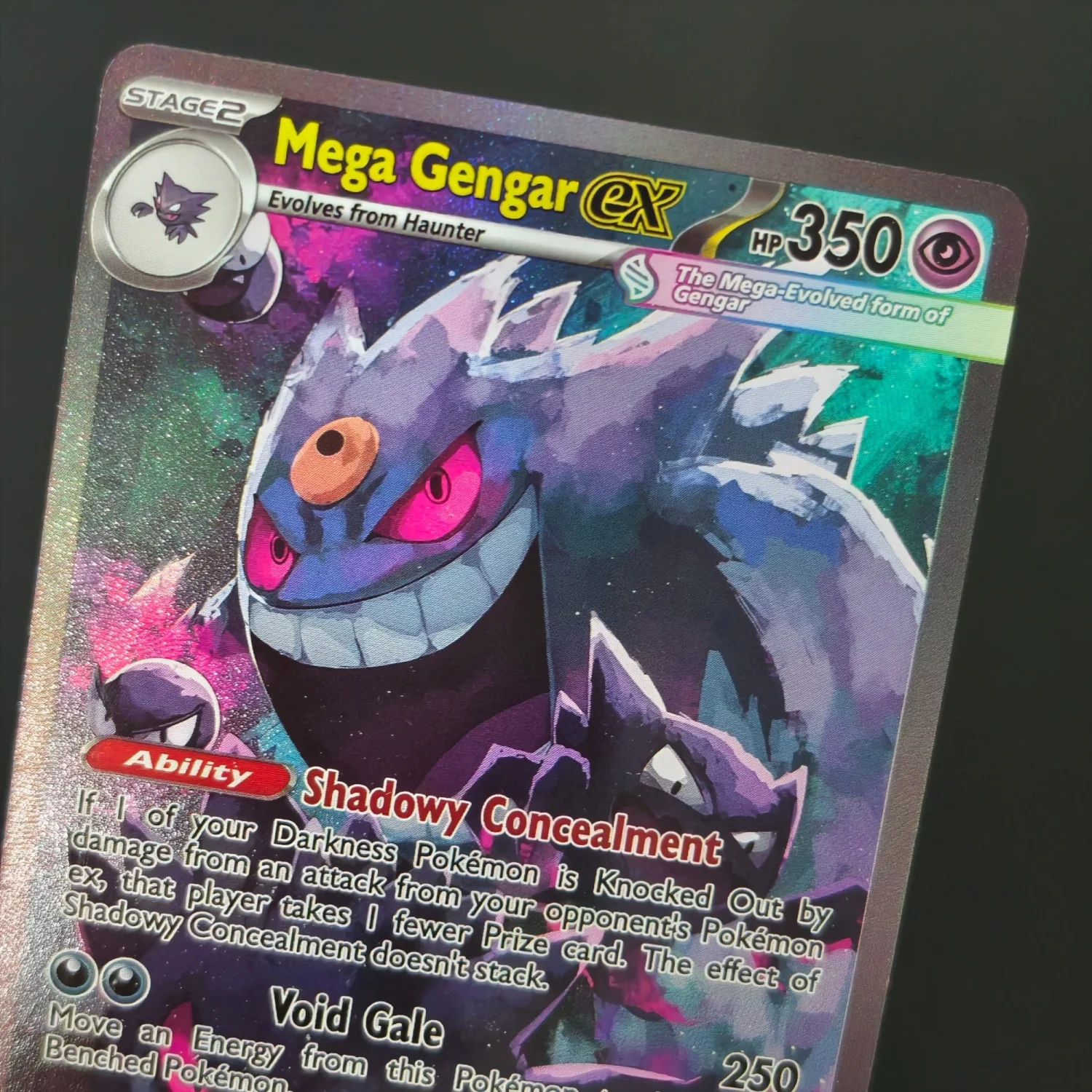 12 Stück Gengar V VMAX Mega EX DIY Holographische Folien-Textur-Karten, Perfekter Zustand Premium Anime-Sammelkarten – Detail 6