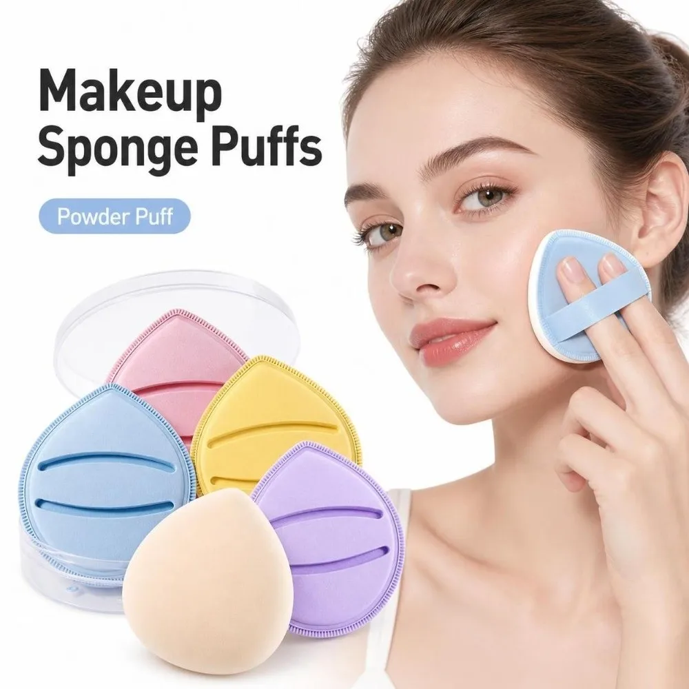 Extra Large Powder Puff Wet Dry Dual Use Soft Makeup Sponge Puffs Cosmetic Tool Durable Water Drop Makeup Puff For Foundation