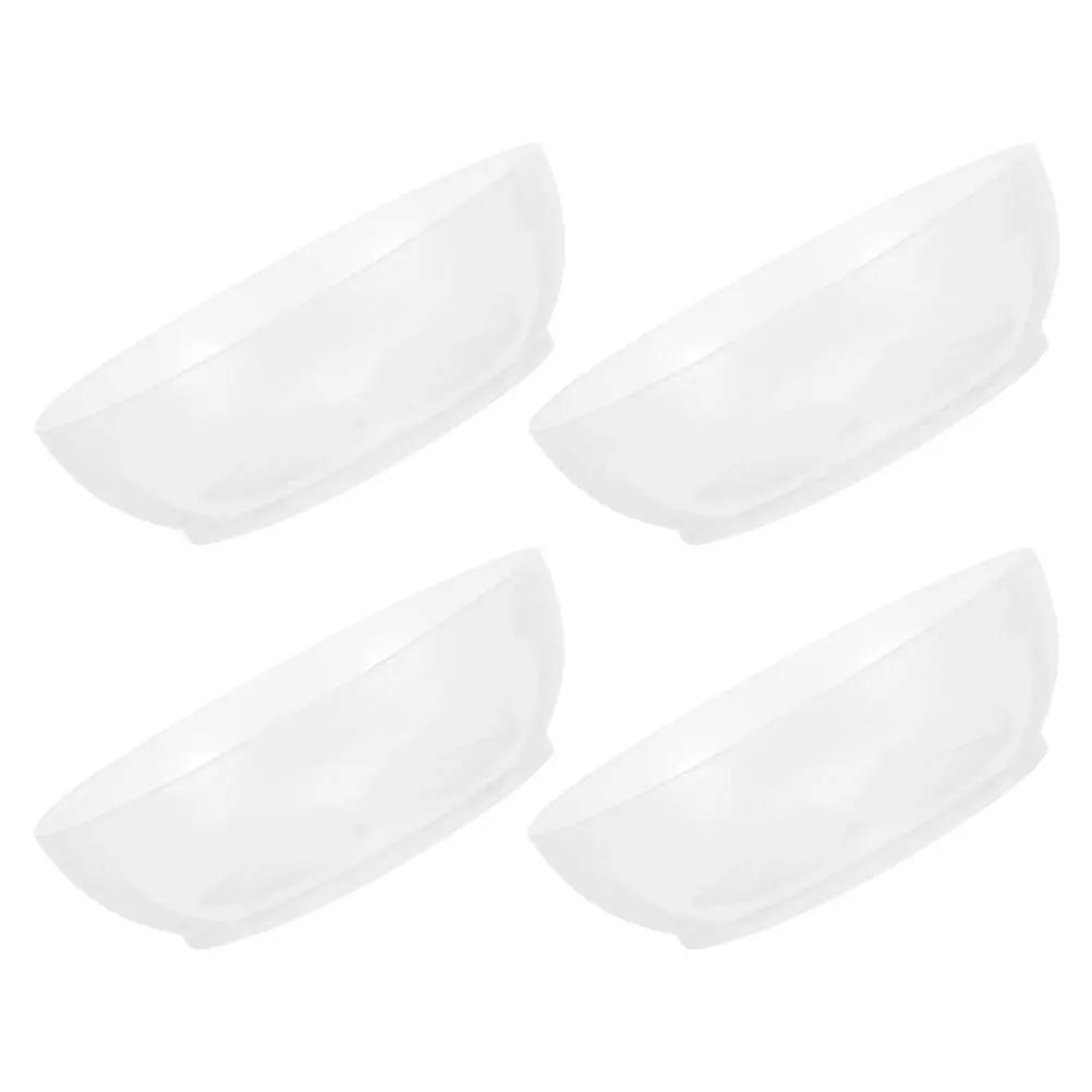 

4pcs Kitchen Scale Tray ABS Plastic Food Weighing Bowl Measuring Tray for Scale Portable Weighing Dishes Powder Weight