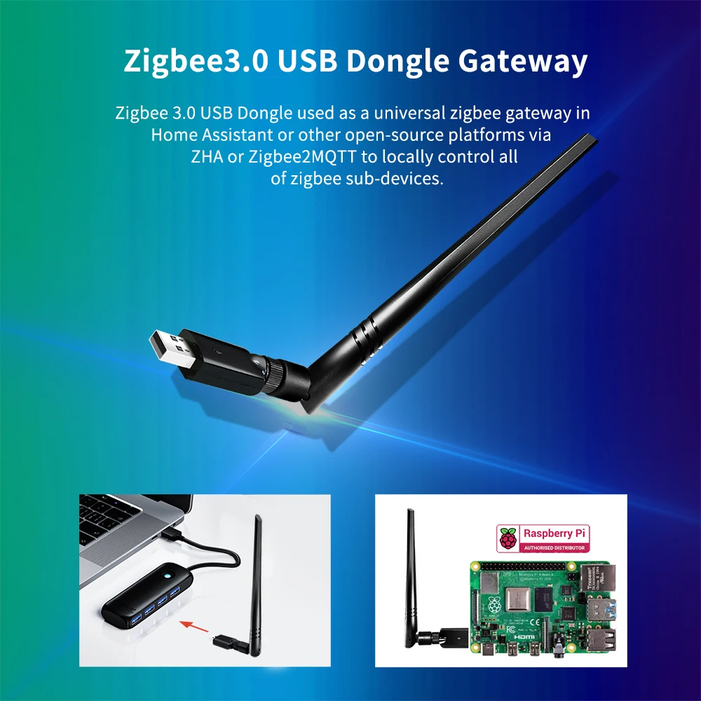 ZigBee3.0 Dongle usb Gateway extender support Home Assistant Open HAB ZigBee2MQTT long range Base EFR32MG21 firmware upgradeable