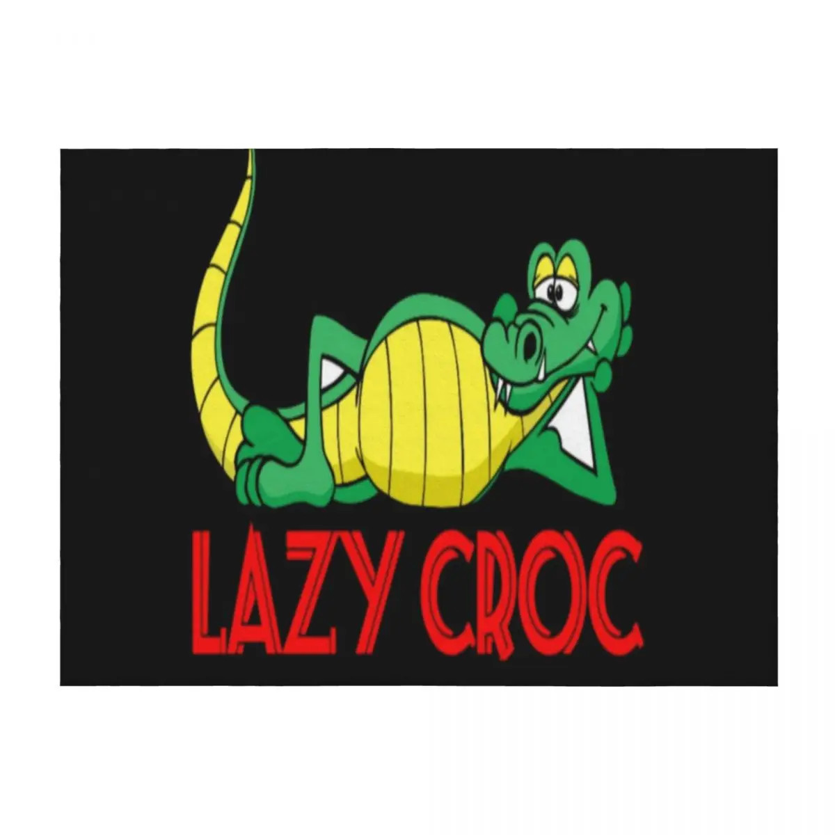 

Lazy croc Throw Blanket Blankets Sofas Of Decoration Stuffeds Designers Vintage Blankets