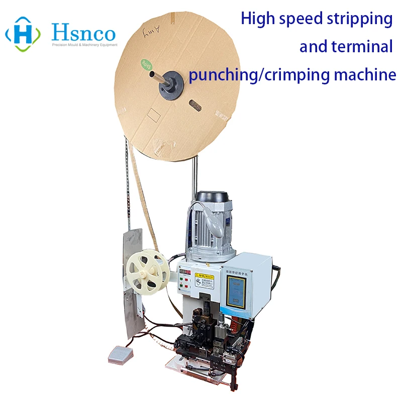 Automatic Wire Stripping & Terminal Crimping Machine Cable Peeling Terminal Crimping Machine including Terminal Applicator