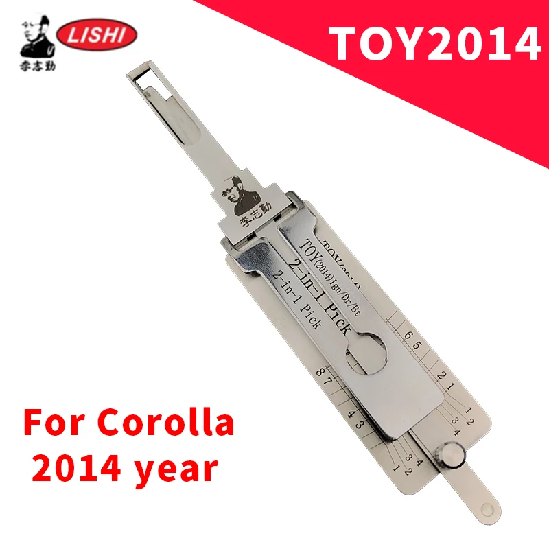

Original TOY2014 Lishi 2-in-1 Pick For toyota C0orolla 2024 year Door Open tool Locksmiths tool