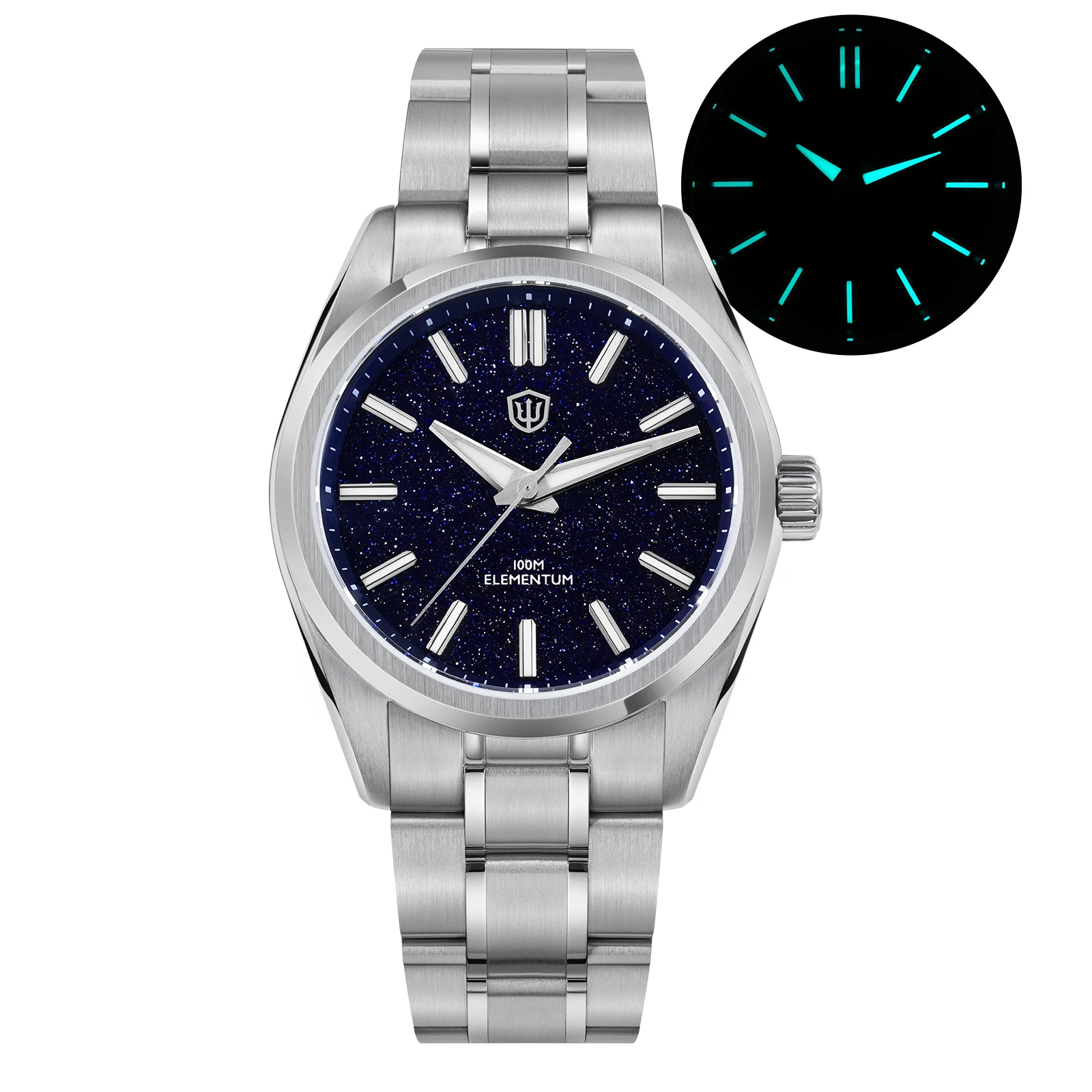 Watchdives WD0003C ice Crack Dial 38mm Men Watch VH31 Sweep Seconds Quartz Movement Sapphire Luminous 10Bar Waterproof Watches