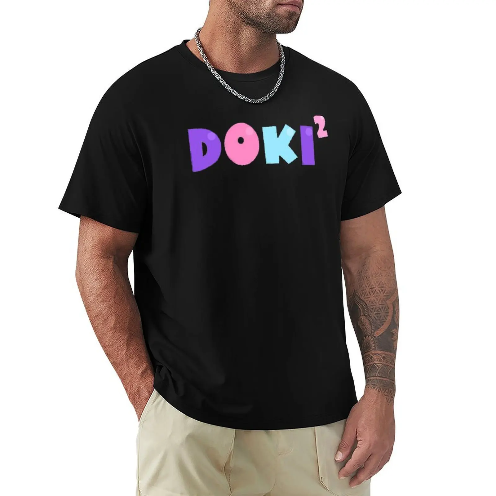 

Doki Squared T-Shirt blanks anime figures outfits for men