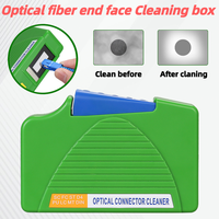 Optical Fiber End Face Cleaning Box SC/FC/LC/ST Fiber Wiping Tool Pigtail Cleaner FTTH Optic Fiber Cleaner Tools