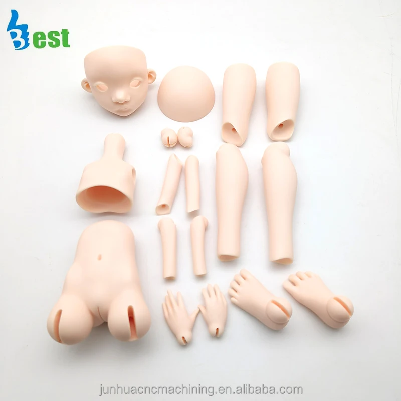 factory custom bjd Doll Movable Joints OEM vacuum casting parts for Girl toy model