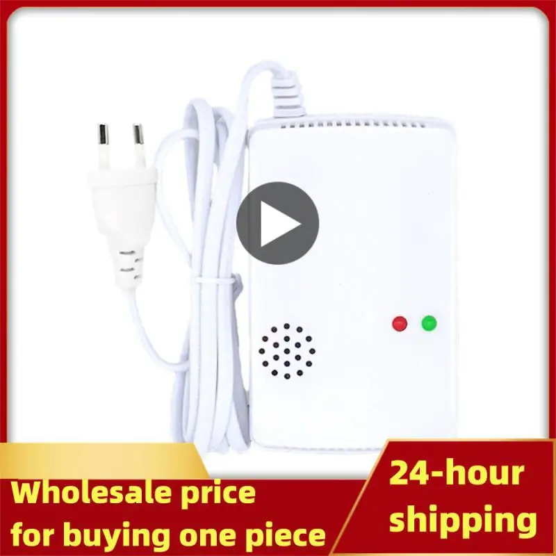 Independent Carbon Monoxide Detector, Gas Detector,Gas Alarm Sensor Methane Propane ,Gas leak Detector ,EU Plug LCD Security