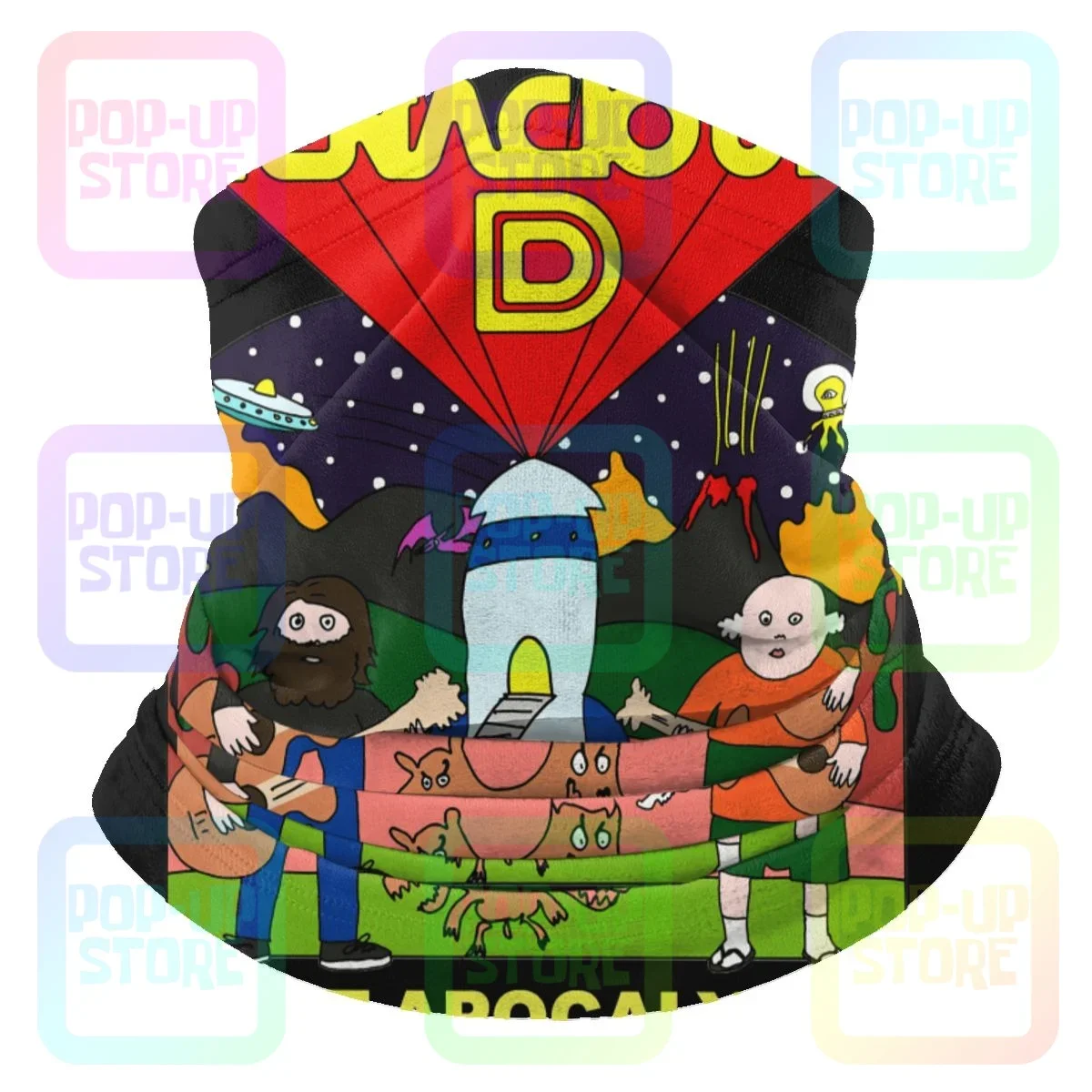 Tenacious D Post-aparkto Tour 2019 Microfiber leher Gaiter Bandana syal olahraga Anti-uv perlindungan matahari