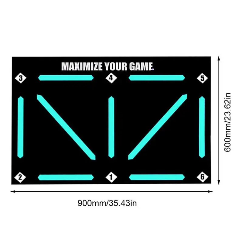 بساط تدريب كرة القدم، معدات تدريب كرة القدم غير قابلة للانزلاق، قابلة للطي للأطفال والكبار، بساط تدريب داخلي، معدات خارجية