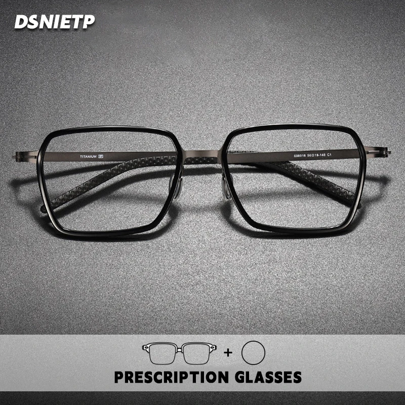 Lunettes de lecture ultra-légères Dsnietp pour hommes, grandes, photochromiques, progressives, anti-lumière bleue, lunettes de prescription
