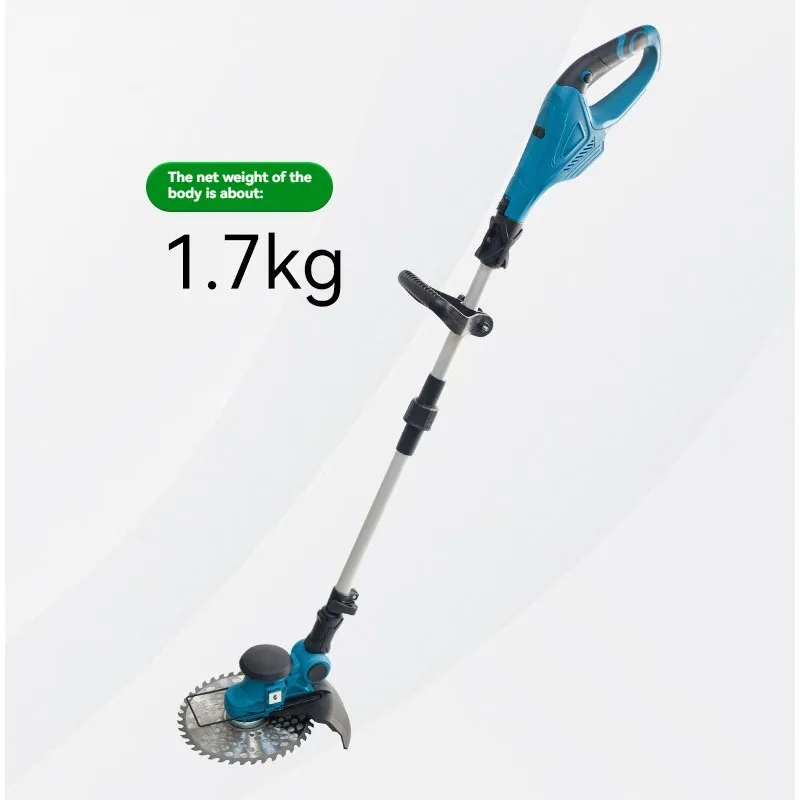21V Lithium Powered Handheld Electric Grass Cutter Cordless Lawn Mower Grass Trimmer, Lightweight Garden Weeding Machine For Bac
