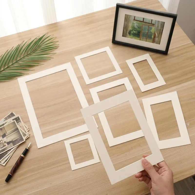 10/2x White Photo Mat Set Picture Mounts For Frames