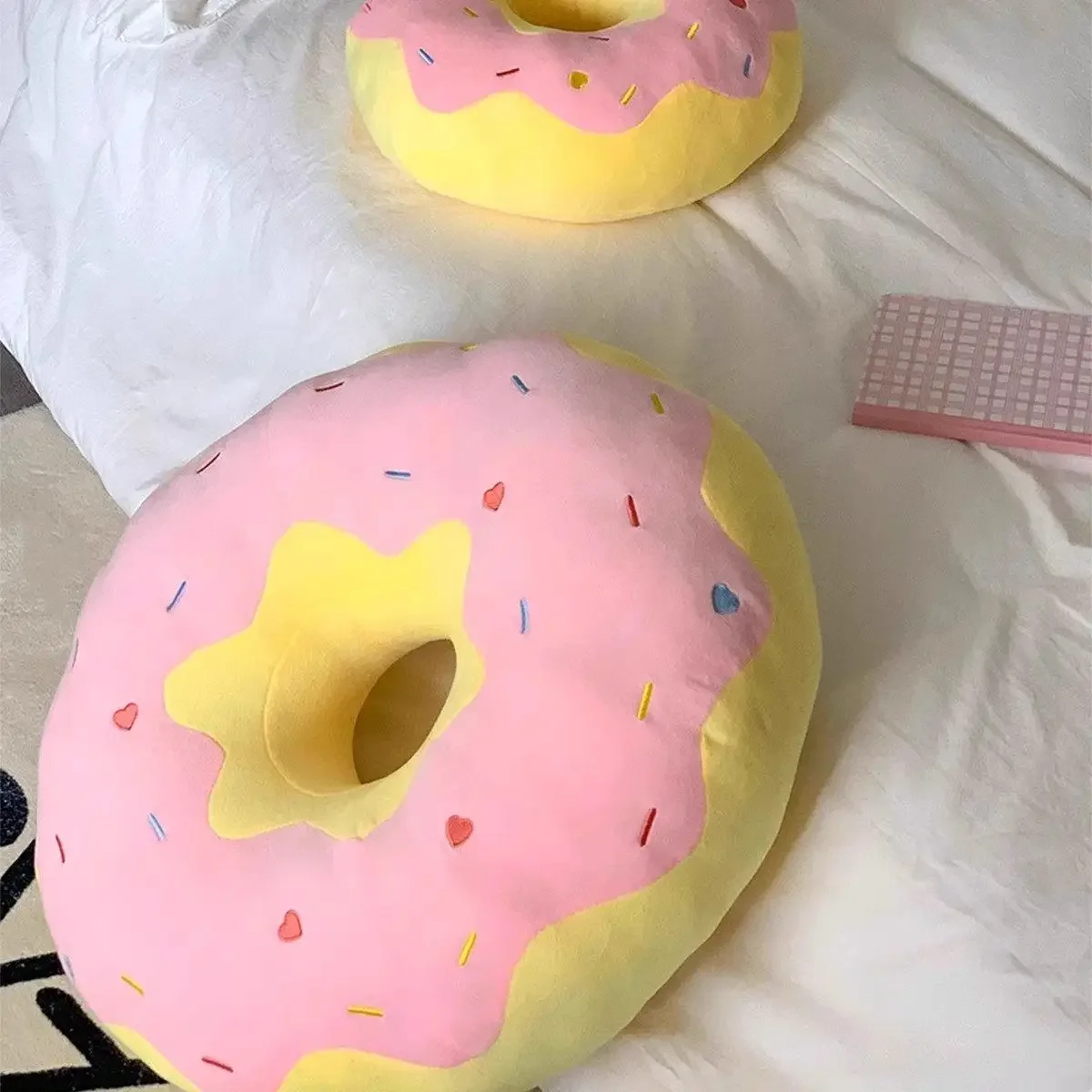 Trendy Donut Shaped Floor  Cushion Tatami Style Lazy Mat Zafu Floor Pillow Home Bedroom Decorative Windowledge Floor Cushion