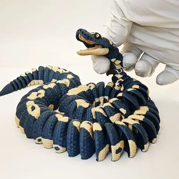 

Реалистичная 3D-модель питона-анаcondы/петухоносых питонов с подвижной пастью, полностью артикулированная, высокое качество