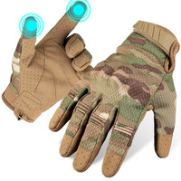 Tactical Gloves Touch Screen Cycling Camo Gloves Shooting Glove Men Motorcycle Riding Bike Running Paintball Gloves