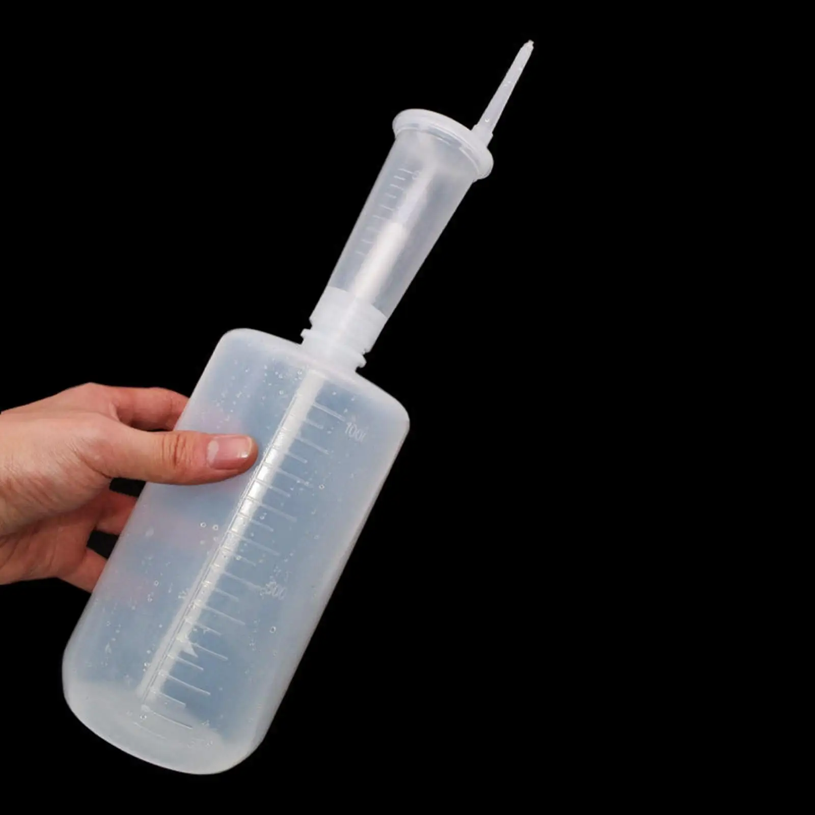 Oxalic Acid Dosage Syringe for Beekeeping Portable 1000ml Dispensing Liquid Dropper Transparent Squeeze Bottle for Bee