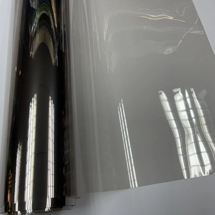 자동차 창문 색조 필름, 전면 측면 유리 창문 필름, VLT 70% 롤, 1 PLY, 자동차 집, 상업용 태양 보호, 회색, 50x300cm
