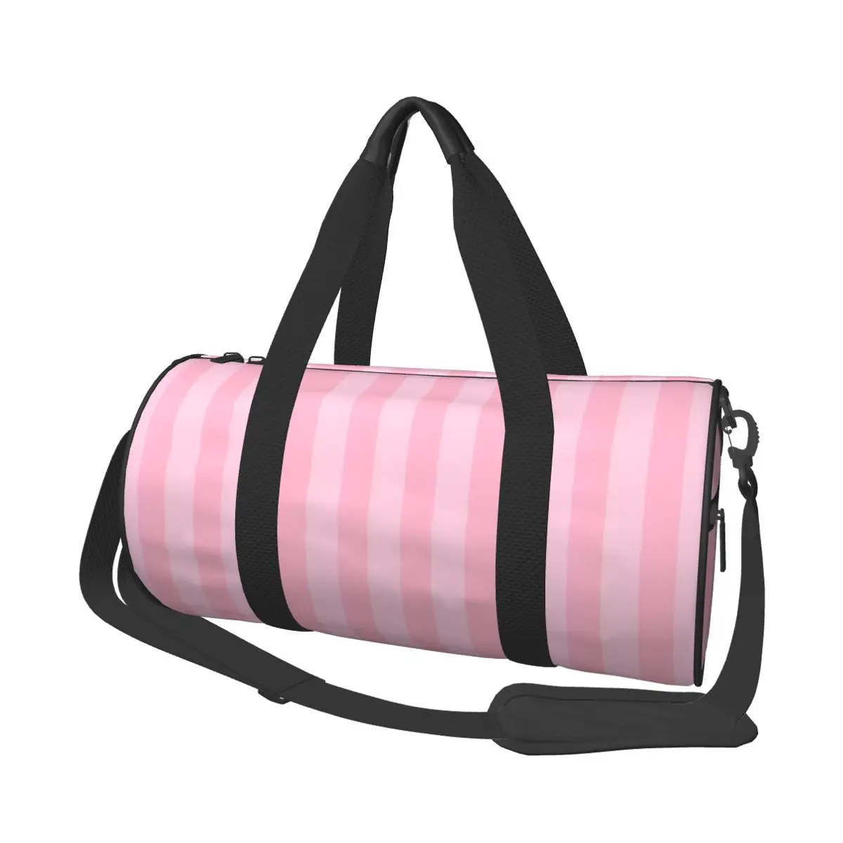 Letras de ilustração rosa Imprimir Travel Bag, Sacos esportivos grandes, impermeáveis, Casal Custom Gym Bag, Casual Novidade Fitness Bag