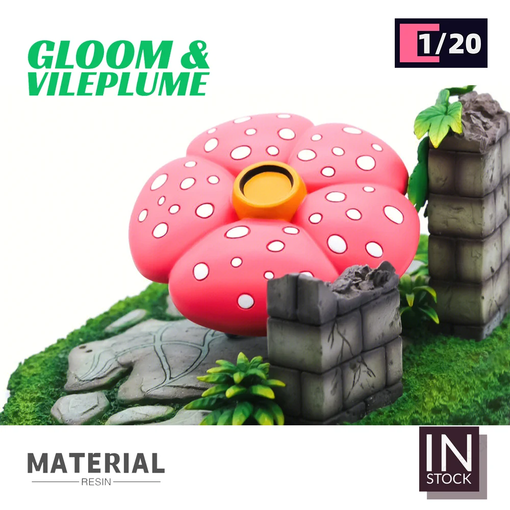 [In Stock] 1/20 Scale World Figure [UU Studio] - Gloom & Vileplume Collection Gift TOYS