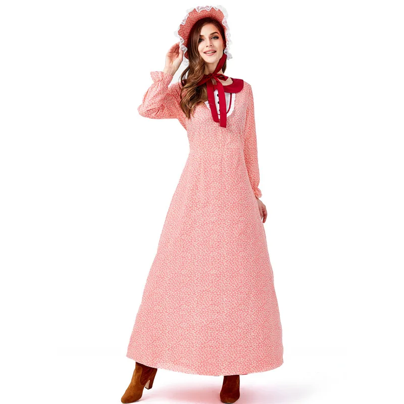 Adult Renaissance Farm Dress Costumes Cosplay For Woman Stage Party Costumes