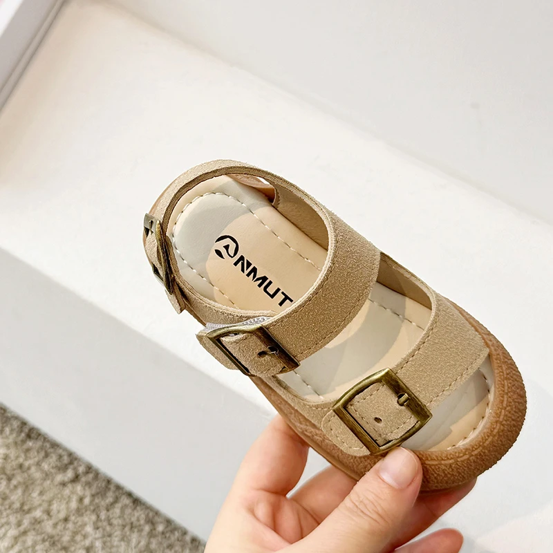 Summer Baby Girls Boys Sandals Comfortable Kids Beach Shoes Soft Sole Anti Slip Infant Sandals Children Casual Barefoot Shoes