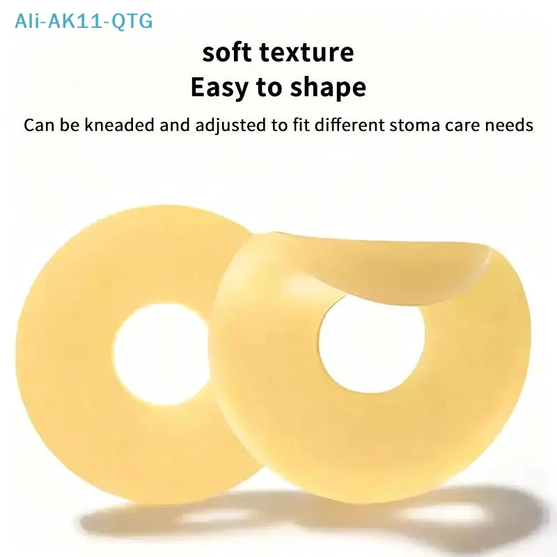 NEW 10Pcs/box Moldable Stoma Barrier Ring Ostomy Leak Proof Ring For One Piece Two Piece Colostomy Bag Stoma Skin Care
