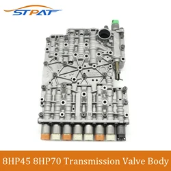 STPAT 8-speed 8HP45 ZF8HP45 8HP55 8HP70 ZF8HP55 ZF8HP70 automatic transmission valve body w/Solenoids for BMW JAGUAR Land Rover