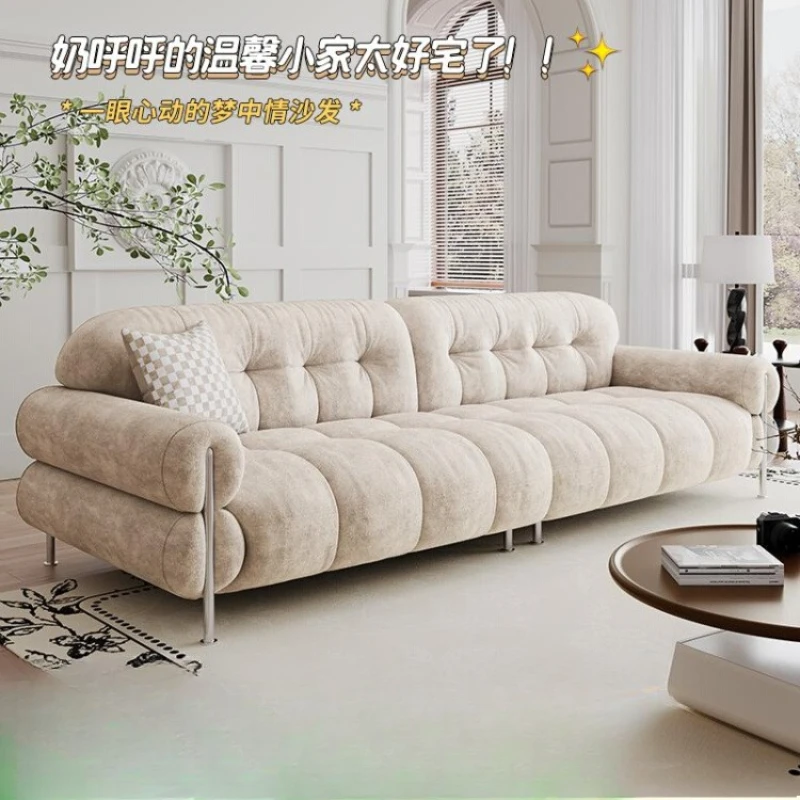 

French cream, sofa living room, toffee cloud fabric, sofa