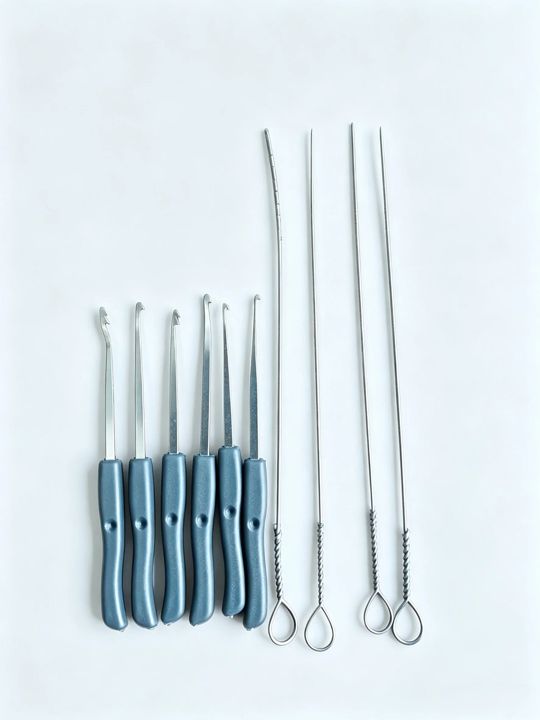 15Pcs Locksmith Extractor Tools Kit Broken Key Remove Tool Set with Tension Wrench Tools for Family,Home Life Helper