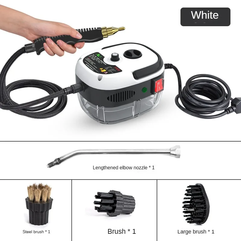 Handheld Steam Cleaner High Temperature Pressurized Steam Cleaning Machine with Brush Heads for Kitchen Furniture Bathroom Car