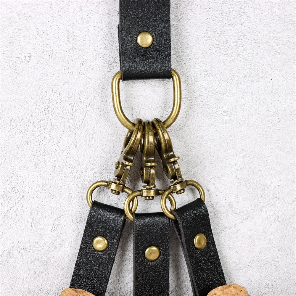 Mittelalterlicher Alchemie-Gürtel aus PU-Leder – Zubehör für künstliche Trankflaschen für Renaissance-Feen und Cosplay-Gürtelzubehör – Detail 7