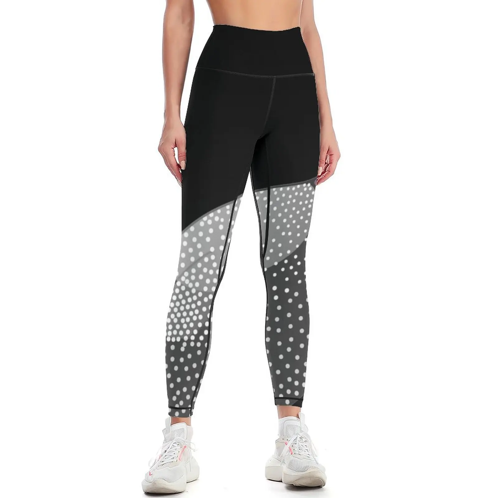 

Guinea fowl / hen bird Leggings fitness set gym Fitness clothing Sports pants woman gym wear Womens Leggings