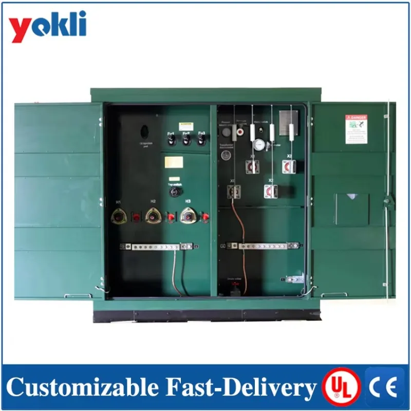 /cUL Certified 4000kVA Three Phase Pad Mounted Transformer Customizable and 6-8 Weeks for Delivery