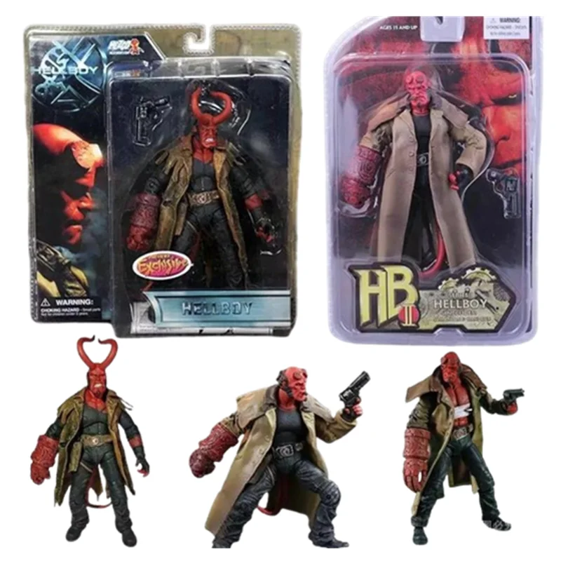 EZCO/Ant Hellboy 7-Inch Super Movable Gk PVC Statue Action Figurine Desk Collectible Anime Model Toys Figures Gift