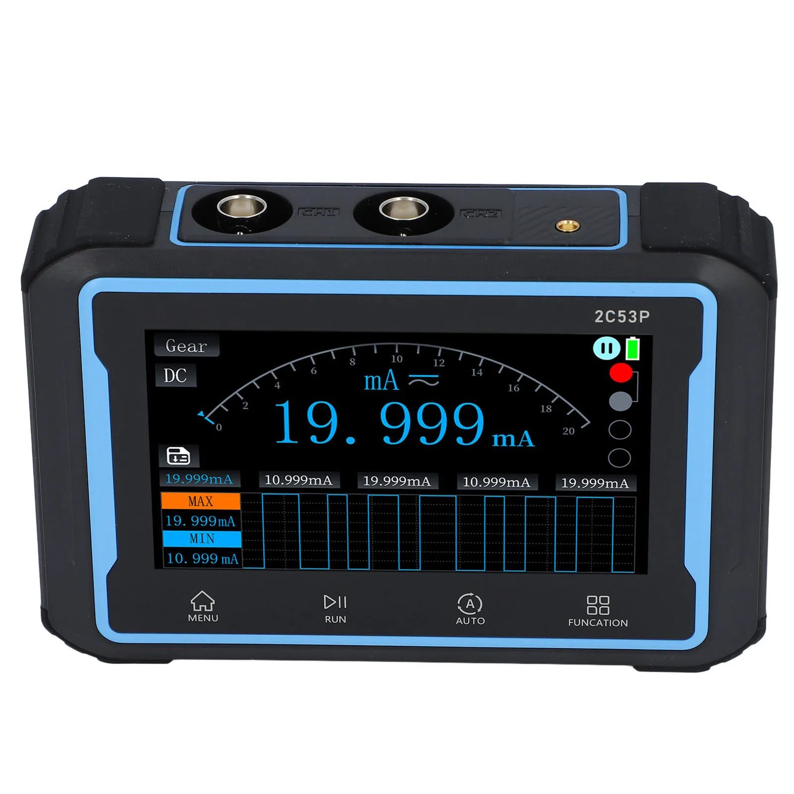 Osciloscópio multímetro dds gerador backlit ajustável brilho 250msa/s taxa de amostragem osciloscópio multímetro para a escola