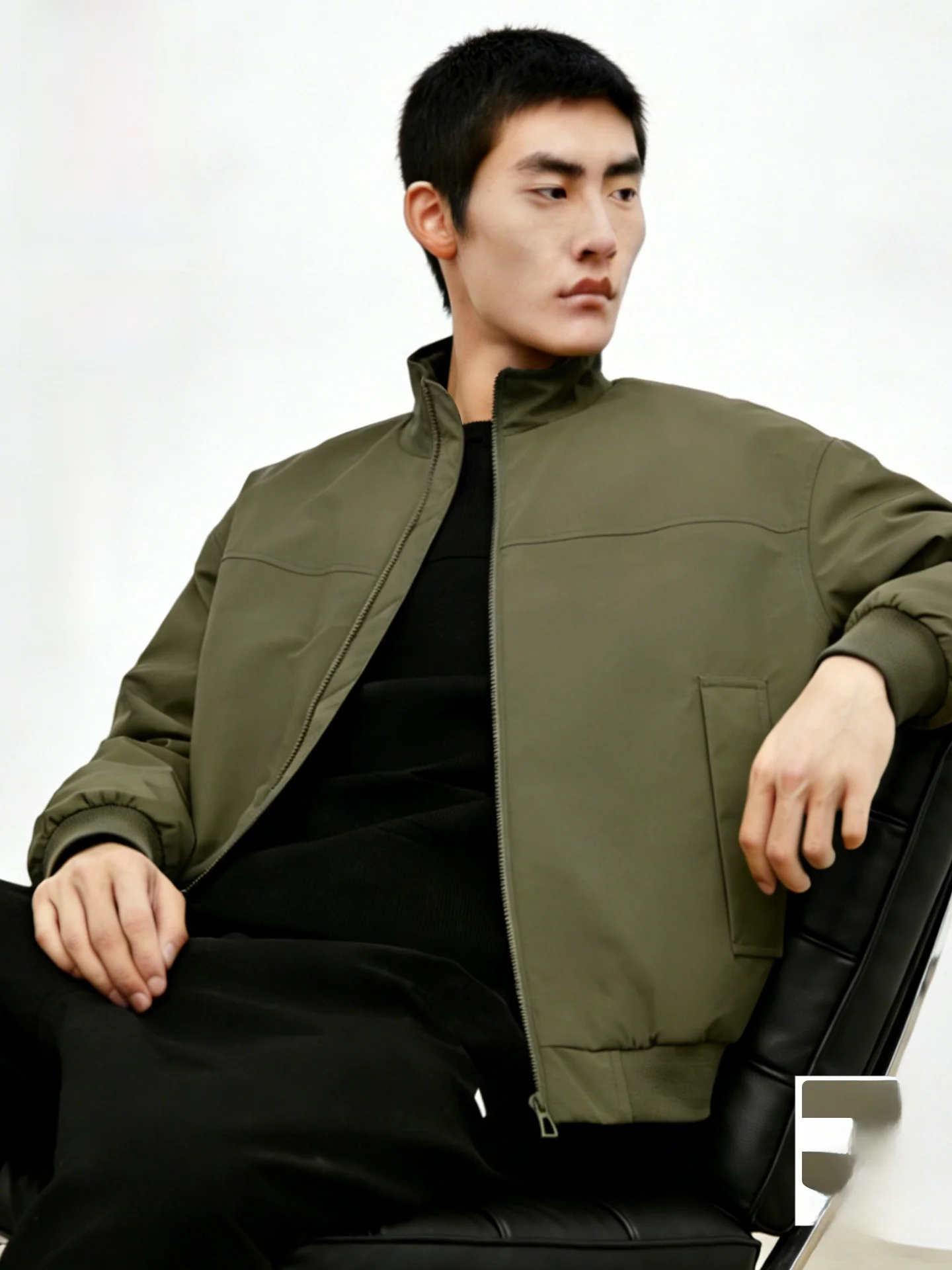 

Мужская куртка-бомбер Monkey с воротником-стойкой, теплая, хлопковая, зимняя, модная мужская одежда, утолщенная, из полиэфирного волокна