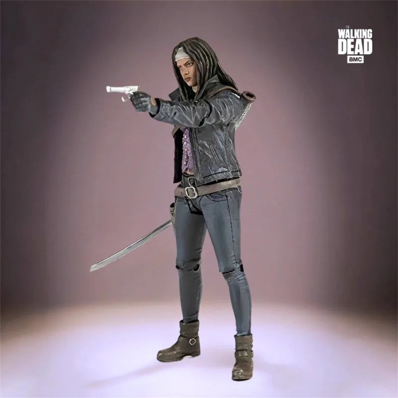 Macfarlane Walking Dead hand knife female joint movable toy gift anime star action figure model collect boy toys figure