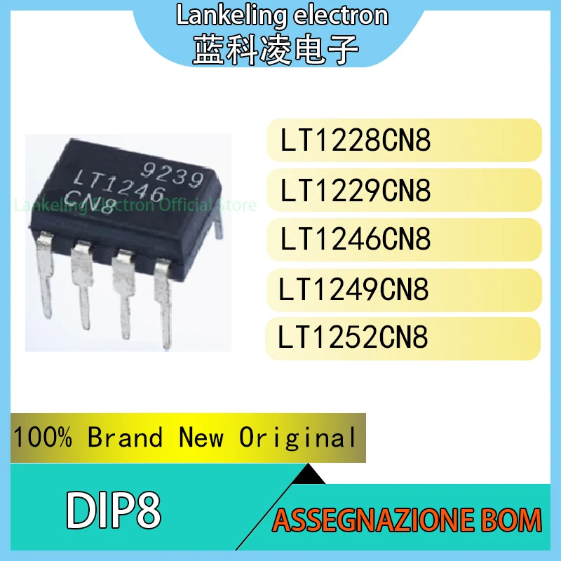 LT1228CN8 LT1229CN8 LT1246CN8 LT1249CN8 LT1252CN8 IC 100% Brand New Original chip DIP8