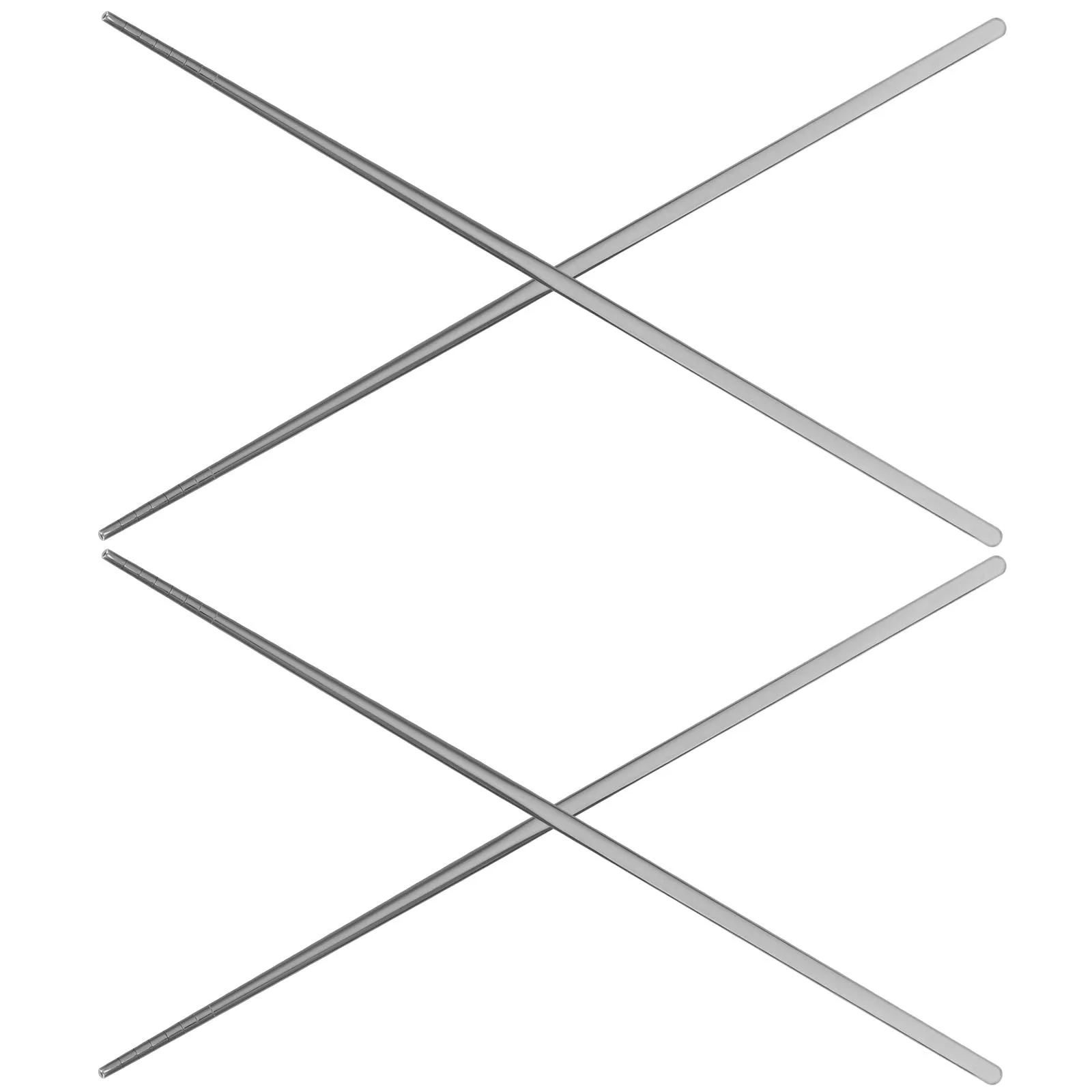 

2Pairs Extra Long Hot Pot Chopsticks 36Cm Stainless Steel Cooking Chopsticks for Frying Noodles Salad Tossing Reusable Metal