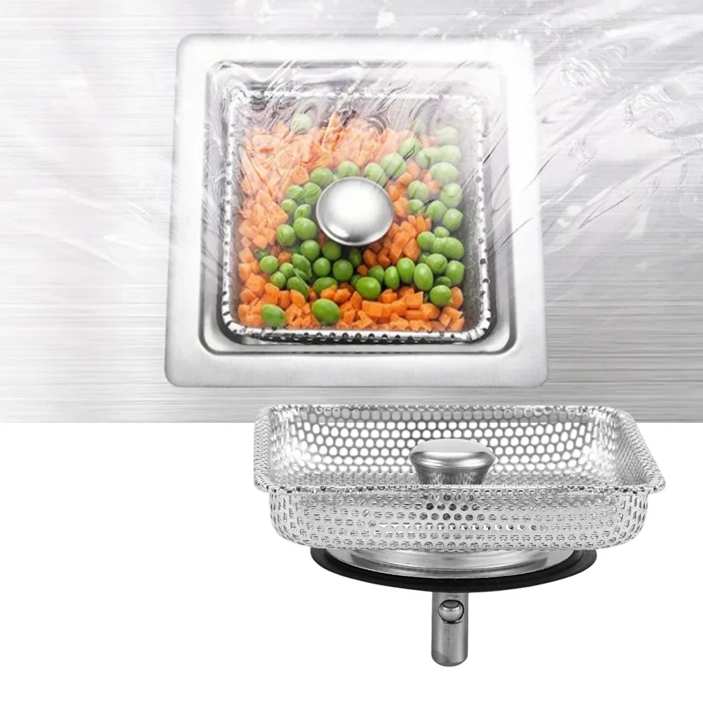 Bathroom Use Sink Drain Strainer Quick Debris Removal Rust Resistant Captures Hair And Food Scraps Prevents Clogs