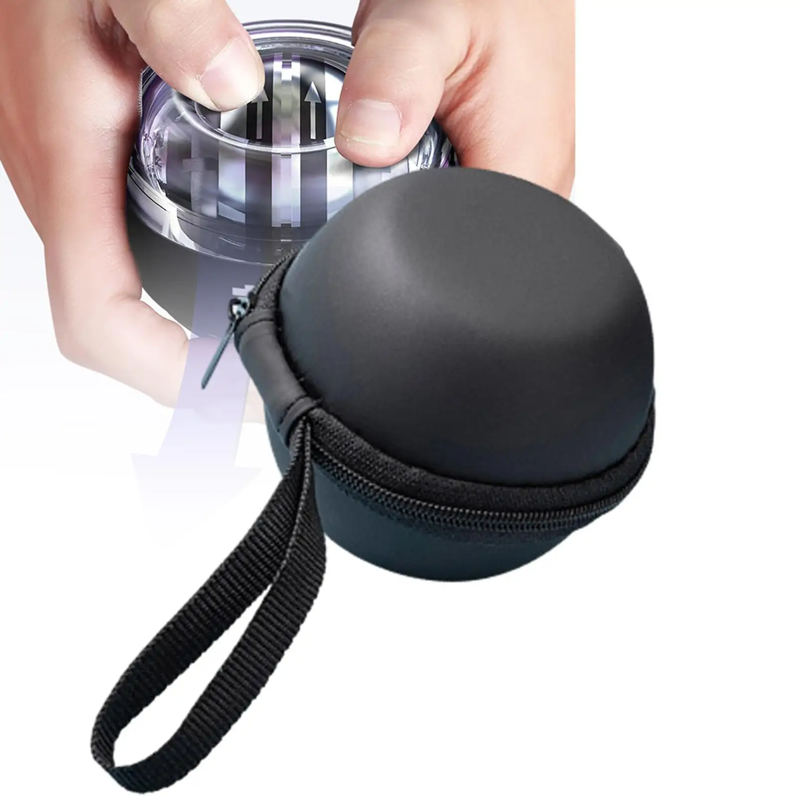EVA Grip Strength Ball Storage Bag Round Wrist Strength Ball