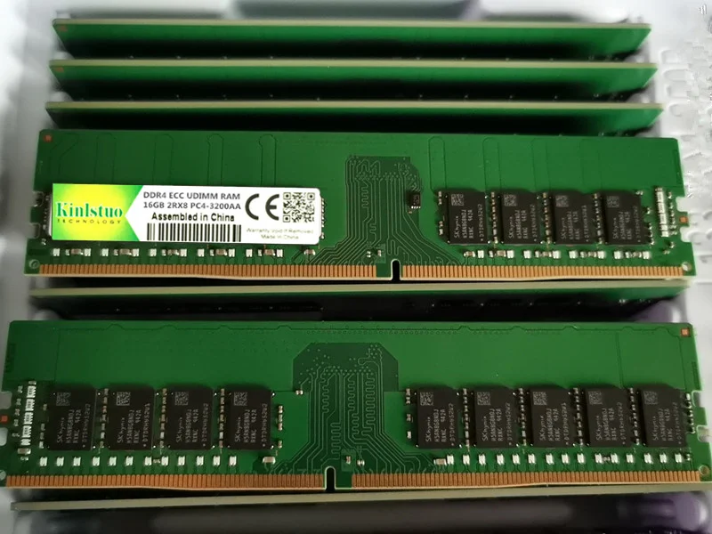 DDR4 16GB 3200MHz ECC UDIMM RAM 16GB 2RX8 PC4-3200AA-EE1-11 DDR4 ECC RAM Desktop Server Memory 288pin