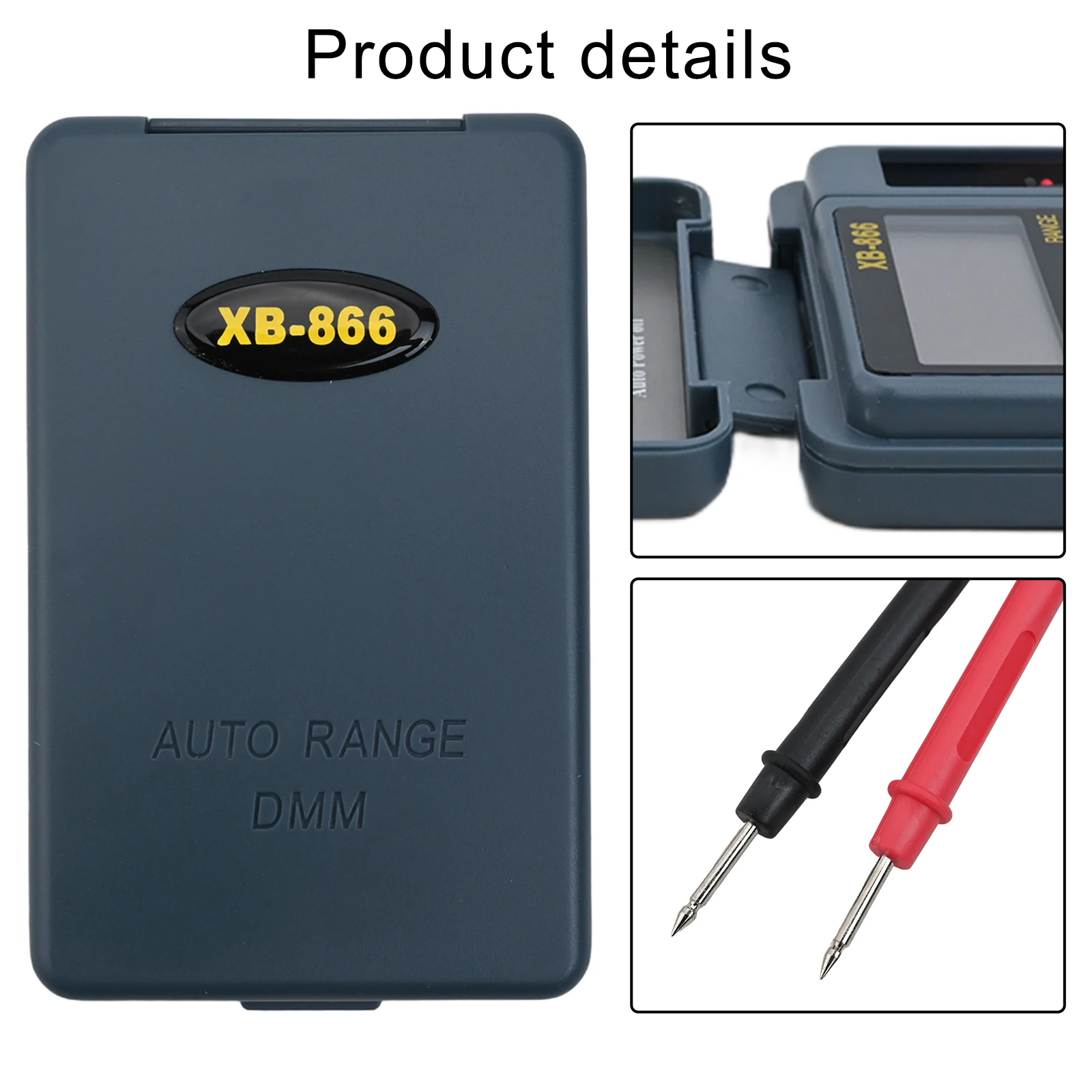 Digital Multimeter Voltmeter Tester 115x70x20mm 1pc XB866 80ω Beeper Auto Range LCD Voltmeter Tester Practical