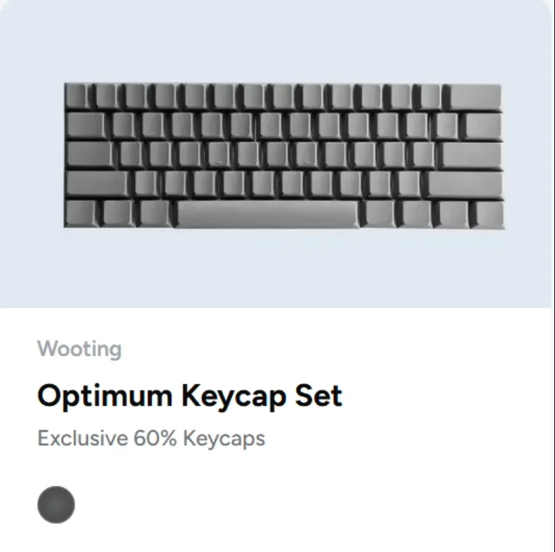 

original Wooting keycap Official genuine product 5 sided Dye-sub PBT Keycap Set